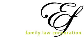 evans family law logo